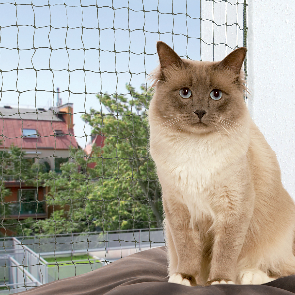 Trixie Katzenschutznetz mit Drahtverstärkung - 8 x 3 m von TRIXIE