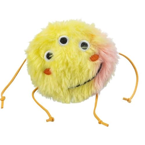 Trixie Katzenspielzeug Plüsch mit Baldrian 10cm, Orange/Gelb Trixie Katzenspielzeug Plüsch mit Baldrian 10cm, Orange/Gelb von TRIXIE