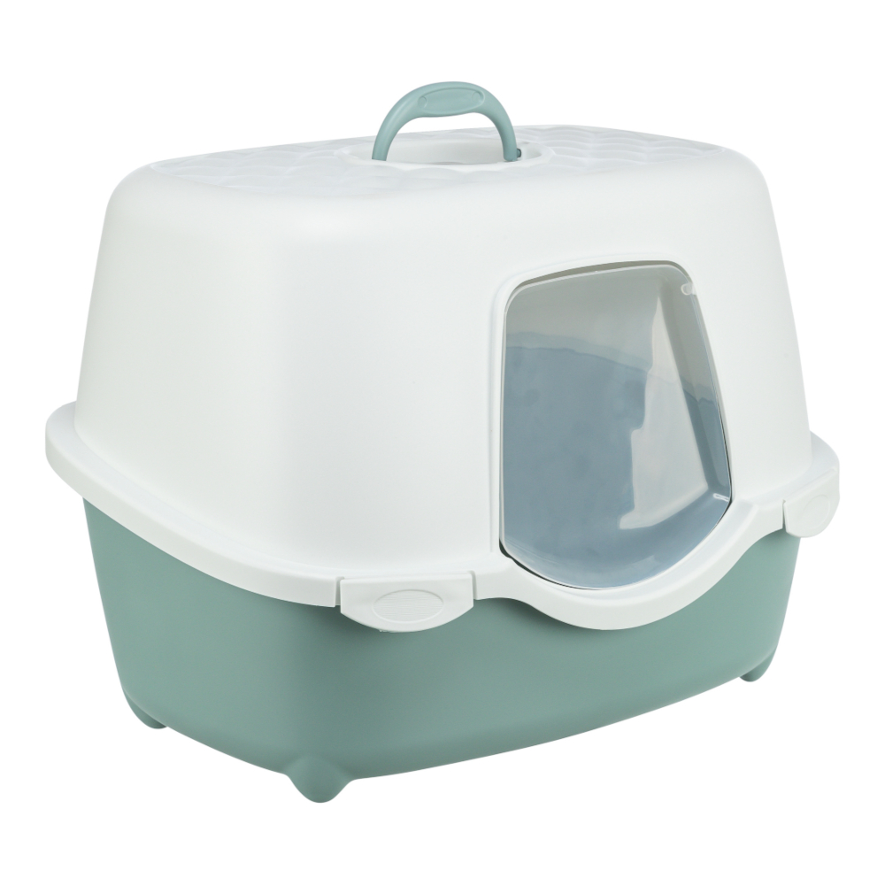 Trixie Katzentoilette Davio Top mit Haube - salbei/weiß von TRIXIE