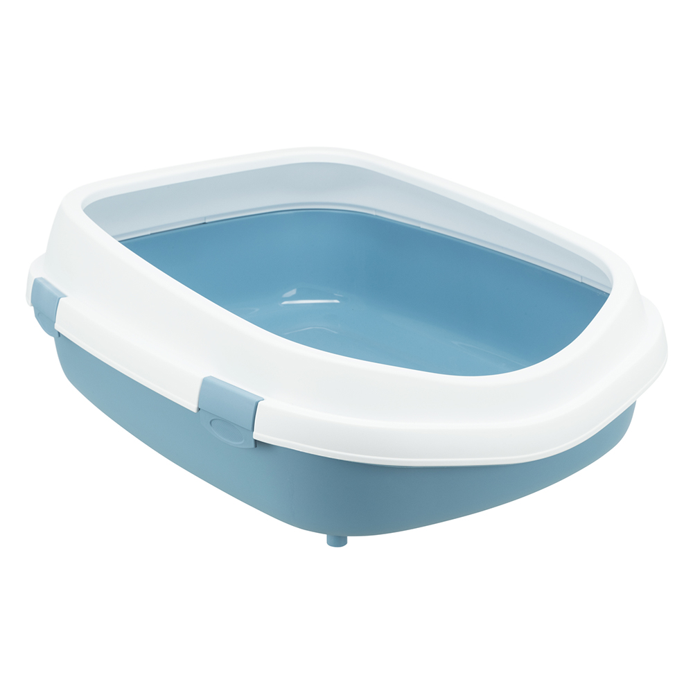Trixie Katzentoilette Primo XXL mit Rand - blau/weiß Trixie Katzentoilette Primo XXL mit Rand - blau/weiß von TRIXIE