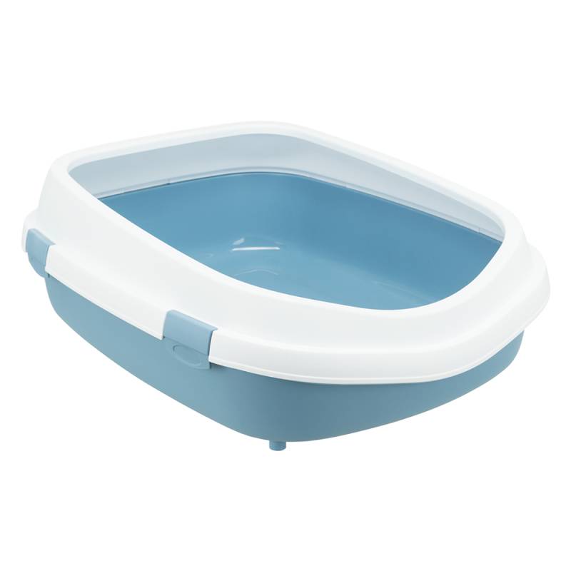 Trixie Katzentoilette Primo XXL mit Rand - blau/weiß Trixie Katzentoilette Primo XXL mit Rand - blau/weiß von TRIXIE