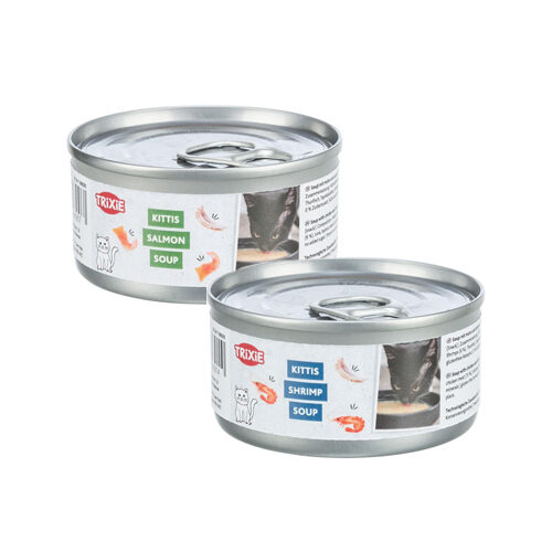 Trixie Kittis Soup - Huhn und Lachs - 4 x 80 g Trixie Kittis Soup - Huhn und Lachs - 4 x 80 g von TRIXIE