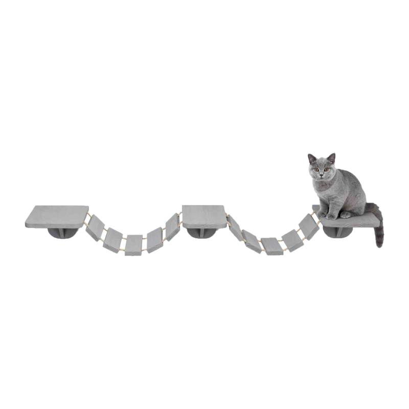 Trixie Kletterleiter zur Wandmontage - Grau von TRIXIE