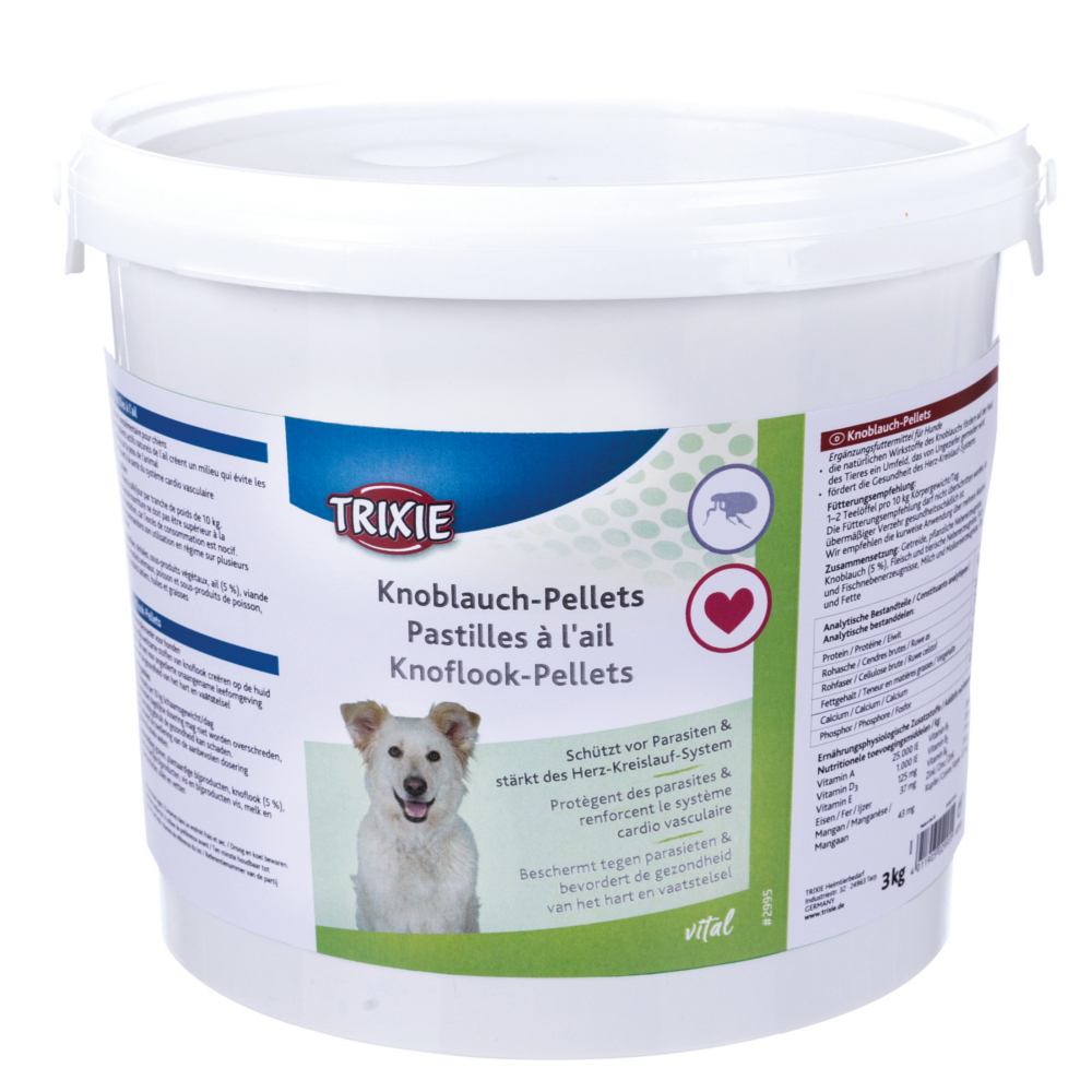 Trixie Knoblauch-Pellets - Sparpaket: 2 x 3 kg Trixie Knoblauch-Pellets - Sparpaket: 2 x 3 kg von TRIXIE