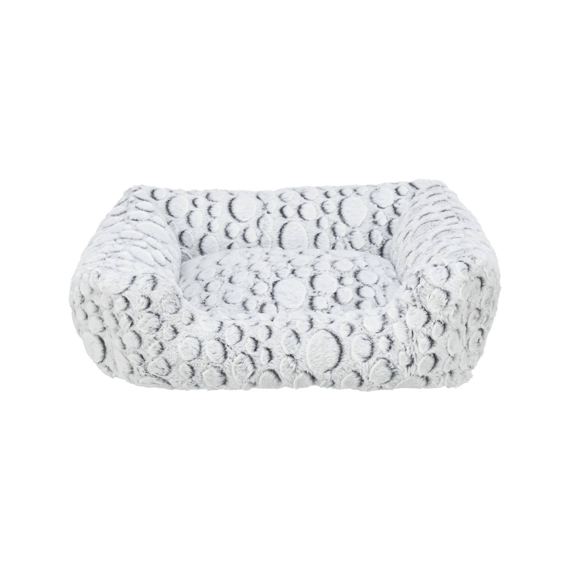 Trixie Korb Mila, quadratisch - Plüsch - 100 x 70 cm - Weiß/Grau Trixie Korb Mila, quadratisch - Plüsch - 100 x 70 cm - Weiß/Grau von TRIXIE
