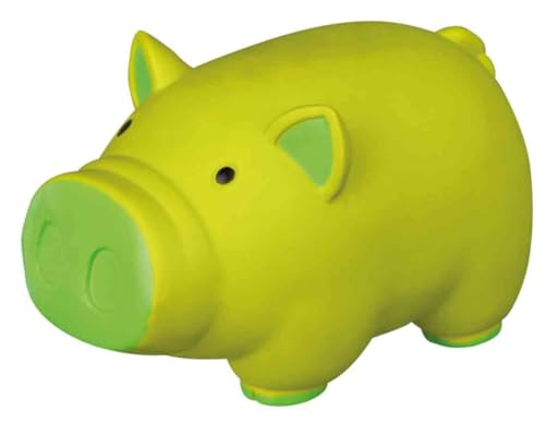 Trixie Latexschwein mit Tiergeräusch, 11 cm, 4 Stück von TRIXIE