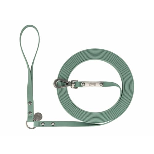 TRIXIE Schleppleine City-Style, S-M, 10 m/13 mm, Salbei - PVC-beschichtete Hundeleine für kleine Hunde, wasserabweisend & rutschfest mit Handschlaufe – 2073419 TRIXIE Schleppleine City-Style, S-M, 10 m/13 mm, Salbei - PVC-beschichtete Hundeleine für kleine Hunde, wasserabweisend & rutschfest mit Handschlaufe – 2073419 von TRIXIE
