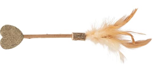 TRIXIE Matatabi Lolly Hart Catnip Kattenspeelgoed Met Veren 23 cm TRIXIE Matatabi Lolly Hart Catnip Kattenspeelgoed Met Veren 23 cm von TRIXIE