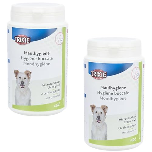 Trixie Maulhygiene | Doppelpack | 2 x 220 g | Kann die Maulhygiene von Hunden unterstützen | Kann hilfreich Sein um Maulgeruch und Zahnstein vorzubeugen | Mit Chlorophyll Trixie Maulhygiene | Doppelpack | 2 x 220 g | Kann die Maulhygiene von Hunden unterstützen | Kann hilfreich Sein um Maulgeruch und Zahnstein vorzubeugen | Mit Chlorophyll von TRIXIE