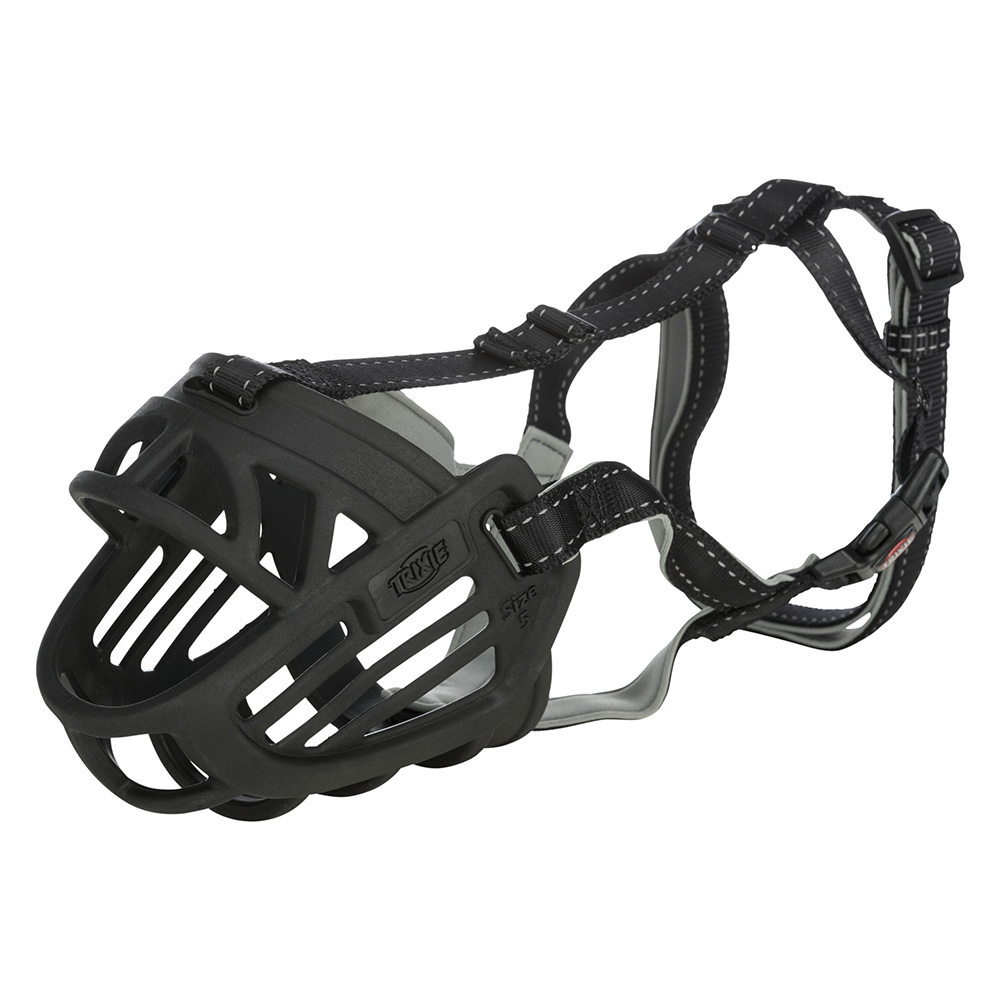 Trixie Maulkorb Flex Gummi - Größe L – XL: Berner Sennenhund, Golden Retriever Trixie Maulkorb Flex Gummi - Größe L – XL: Berner Sennenhund, Golden Retriever von TRIXIE