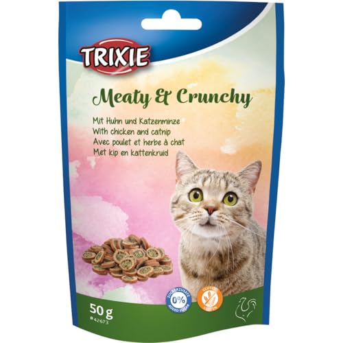 Trixie Meaty & crunchy kip / catnip glutenvrij Trixie Meaty & crunchy kip / catnip glutenvrij von TRIXIE