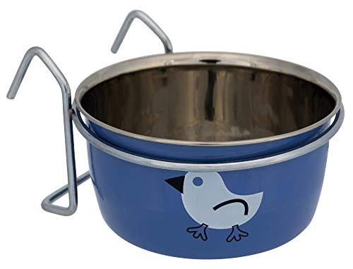Trixie Miska Ze Stali Nierdzewnej Z Uchwytem I Nadrukiem, 350 Ml/O 10 Cm von TRIXIE