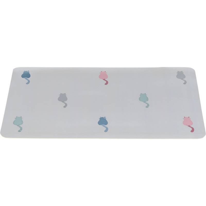 Trixie Napfunterlage Katze Lilly grau 28x44 cm von TRIXIE
