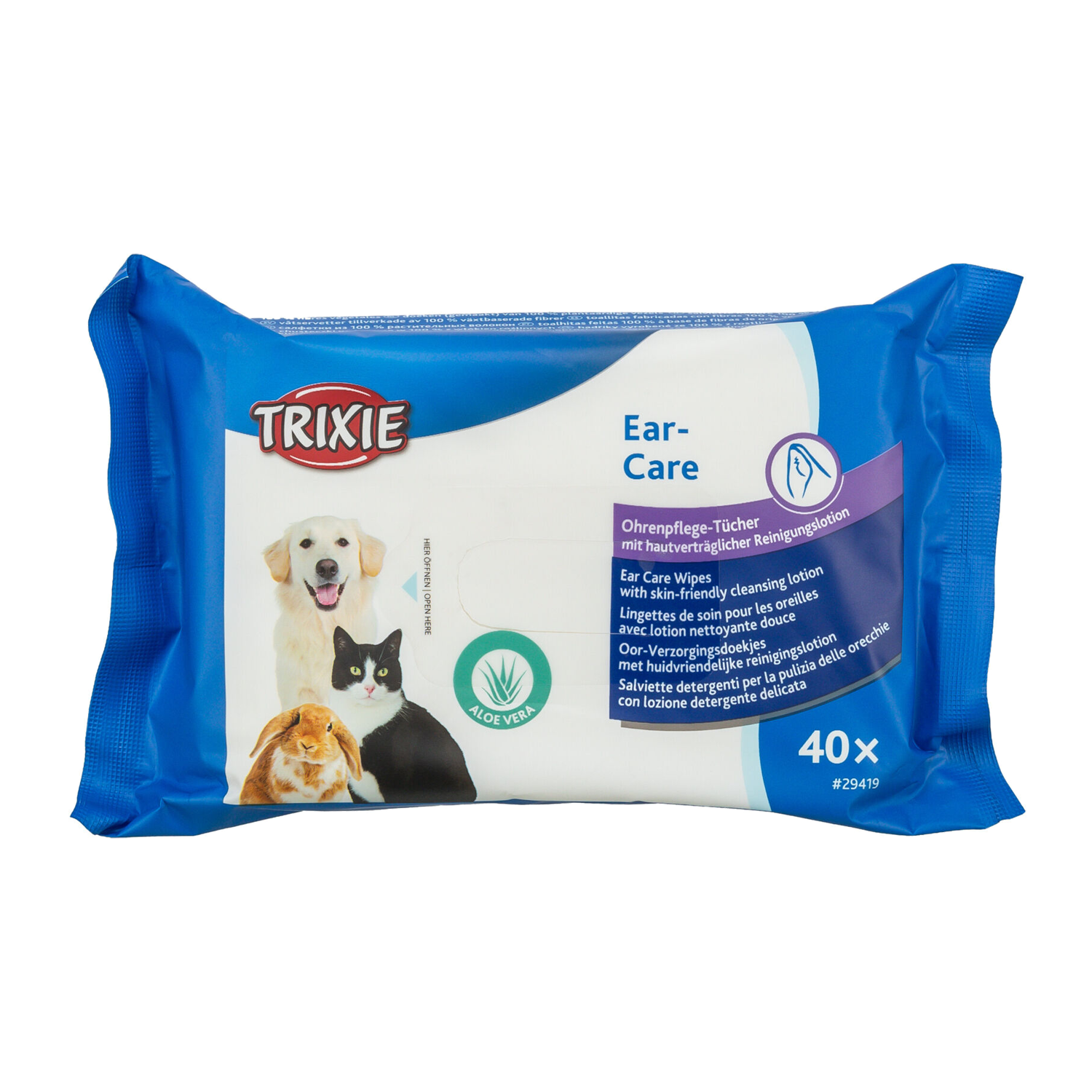 Trixie Ohrpflegetücher - 40 st. von TRIXIE