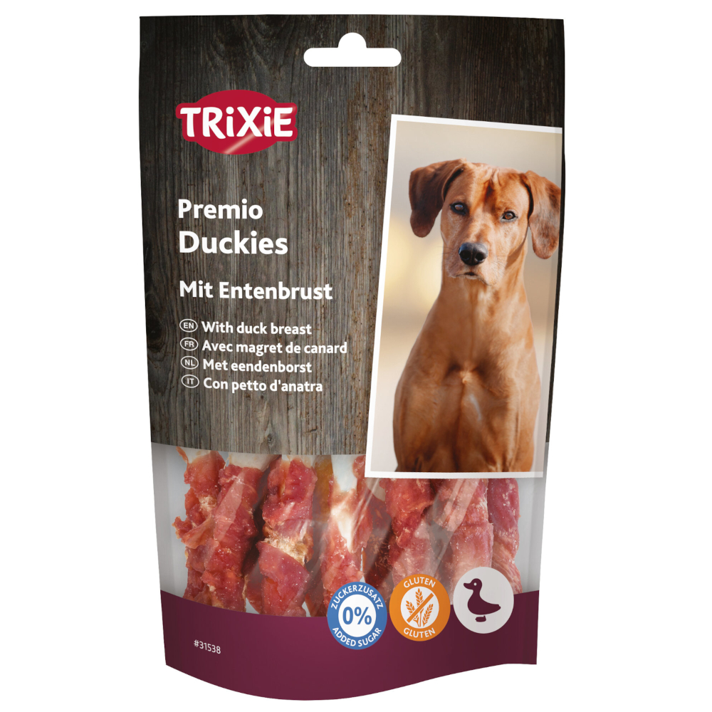Trixie PREMIO Duckies mit Ente - 100 g von TRIXIE