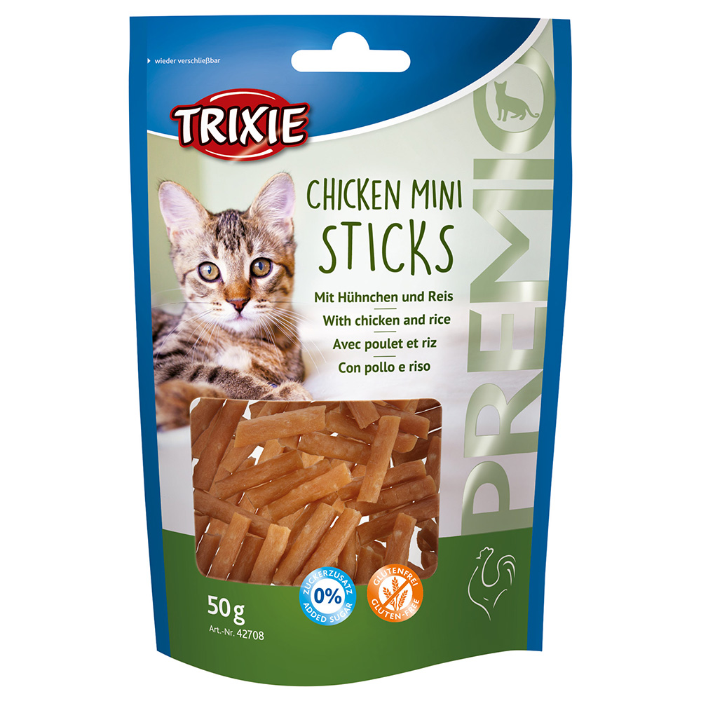 Trixie PREMIO Hühnchen Mini Sticks - Sparpaket 4 x 50 g von TRIXIE