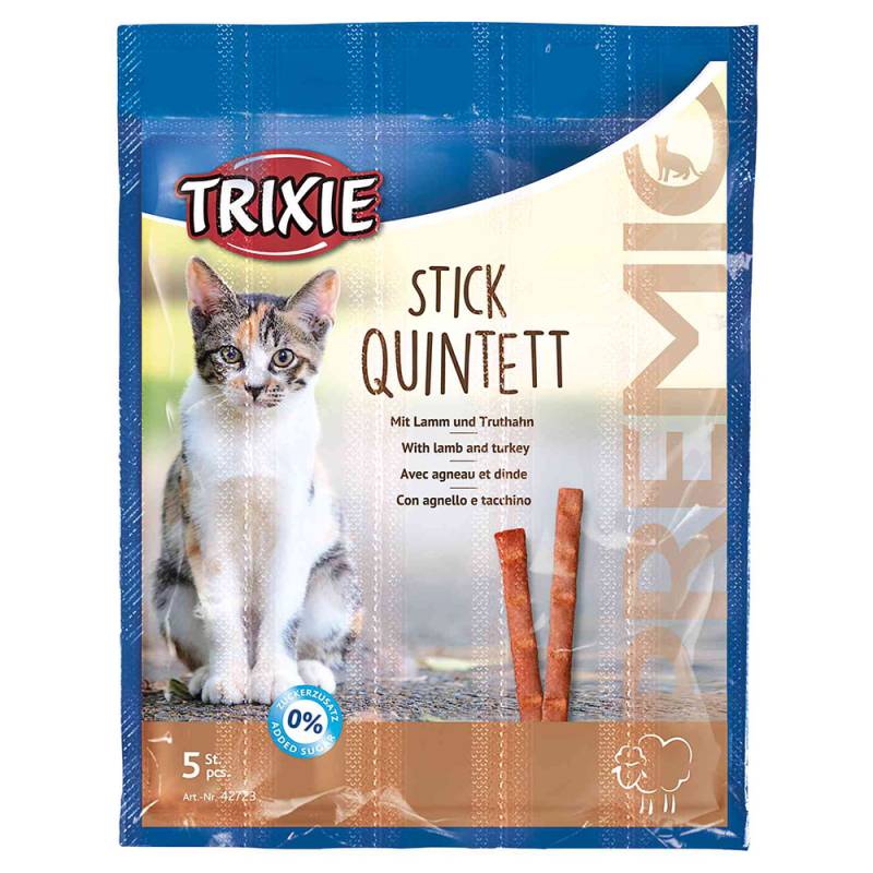 Trixie PREMIO Stick Quintett - mit Lamm & Truthahn (10 x 5 g) von TRIXIE