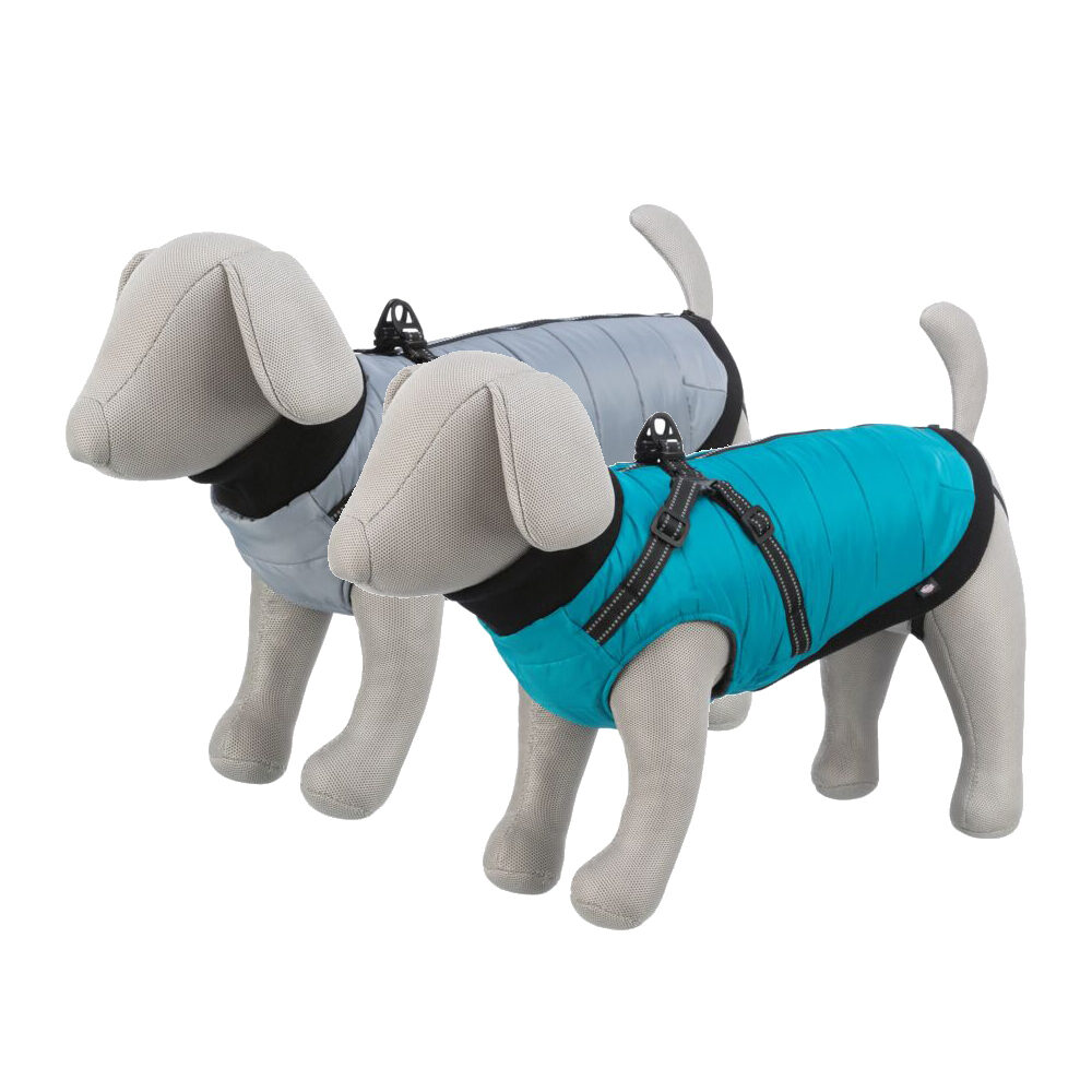 Trixie Pontis Hundemantel mit Geschirr - Aqua - 30 cm von TRIXIE