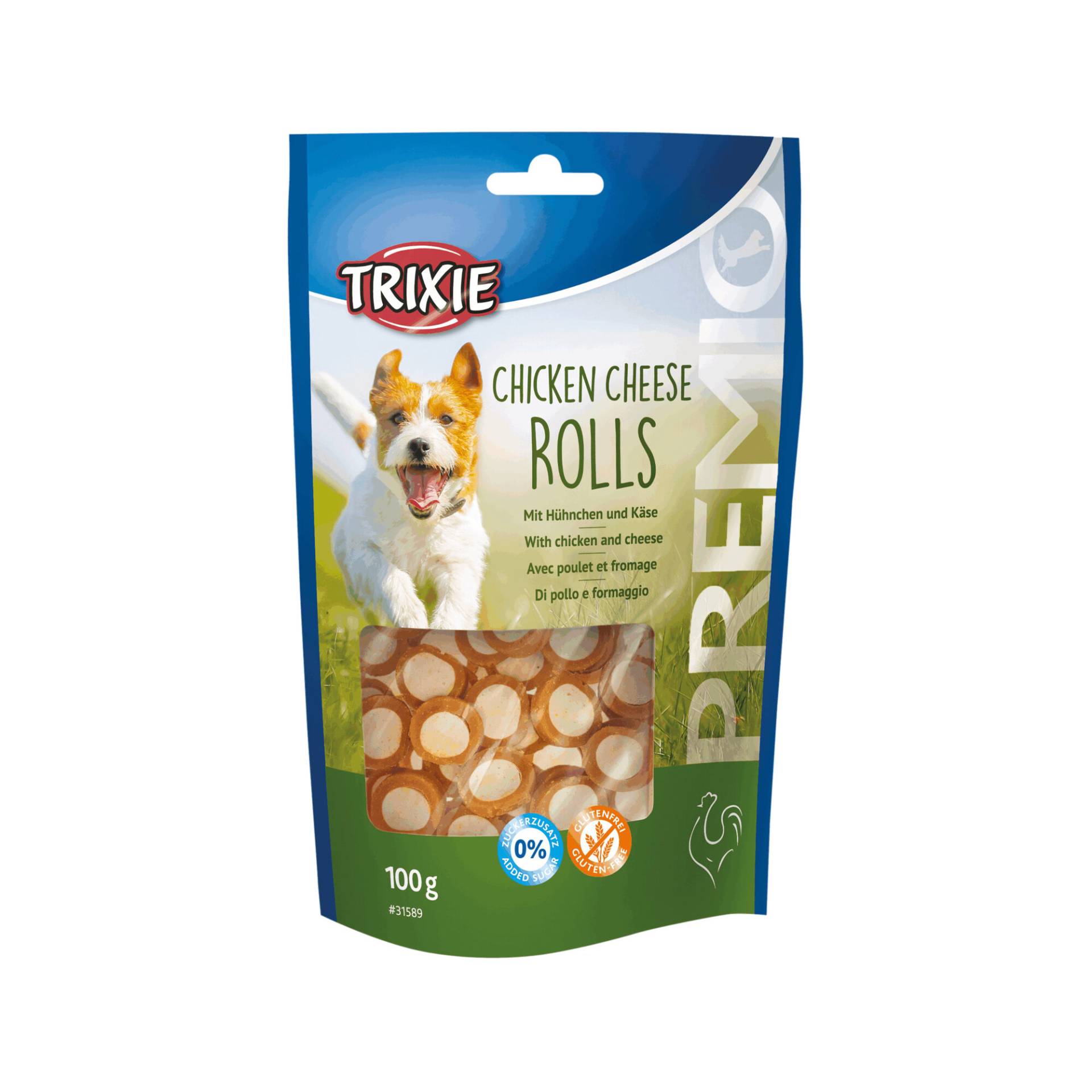 Trixie Premio Chicken Cheese Rolls - 100 g Trixie Premio Chicken Cheese Rolls - 100 g von TRIXIE