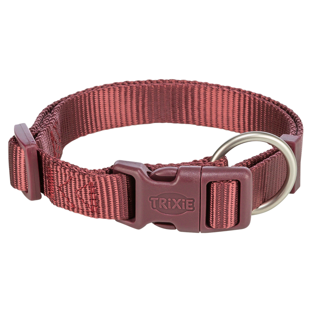 Trixie Premium Halsband, sangria - Größe S - M: 30 - 45 cm Halsumfang, 15 mm breit Trixie Premium Halsband, sangria - Größe S - M: 30 - 45 cm Halsumfang, 15 mm breit von TRIXIE