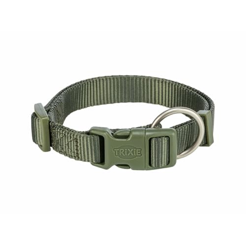 Trixie Premium-Hundehalsband, Olivgrün, S, 25-40 cm, Marke: Trixie - EAN: 4053032671010 Trixie Premium-Hundehalsband, Olivgrün, S, 25-40 cm, Marke: Trixie - EAN: 4053032671010 von TRIXIE