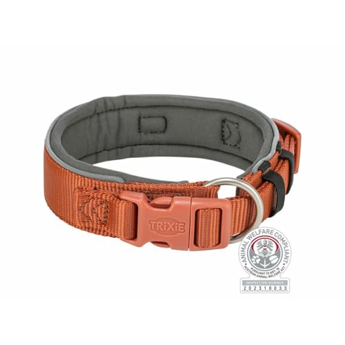 Trixie Premium Hundehalsband Graphit orange S/M 33-42 cm - Marke Trixie - EAN:4053032677463 von TRIXIE