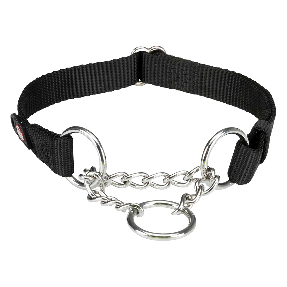 Trixie Premium Zug-Stopp Halsband Schwarz - Größe M-L: 35 - 50 cm Halsumfang, 20 mm breit Trixie Premium Zug-Stopp Halsband Schwarz - Größe M-L: 35 - 50 cm Halsumfang, 20 mm breit von TRIXIE