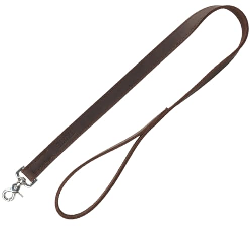 TRIXIE Hundeleine aus Leder Rustic Leine Leder L–XL, 1,00 m 25 mm in dunkelbraun - Fettlederleine für Hunde im klassischen Design - für große bis sehr große Hunde - 19001 TRIXIE Hundeleine aus Leder Rustic Leine Leder L–XL, 1,00 m 25 mm in dunkelbraun - Fettlederleine für Hunde im klassischen Design - für große bis sehr große Hunde - 19001 von TRIXIE