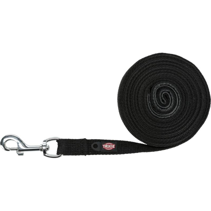 Trixie Schleppleine Baumwolle, schwarz - 10 m lang / 20 mm breit Trixie Schleppleine Baumwolle, schwarz - 10 m lang / 20 mm breit von TRIXIE