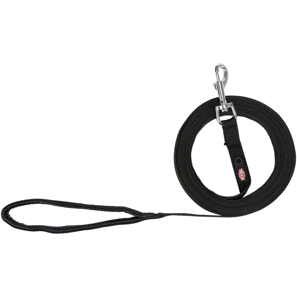 Trixie Schleppleine Baumwolle, schwarz - Größe: M-L: 5 m lang / 20 mm breit Trixie Schleppleine Baumwolle, schwarz - Größe: M-L: 5 m lang / 20 mm breit von TRIXIE