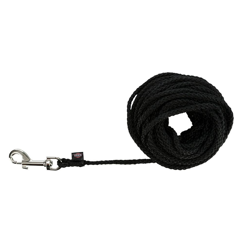 Trixie Schleppleine rund, schwarz - Größe S–M: 10 m lang, Ø 5 mm Trixie Schleppleine rund, schwarz - Größe S–M: 10 m lang, Ø 5 mm von TRIXIE