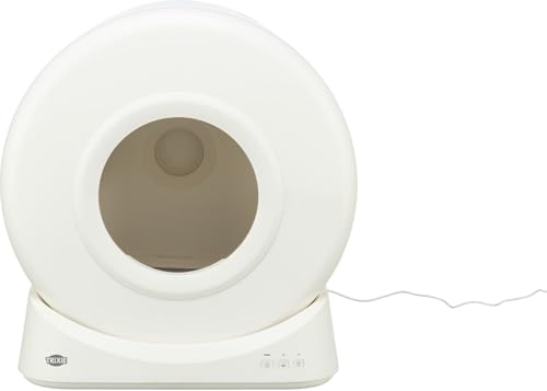 Trixie Smart Katzentoilette, App-Steuerung, Automatische Selbstreinigung, Sensor-Sicherheitssystem, 6L Auffangbehälter, Weiß von TRIXIE