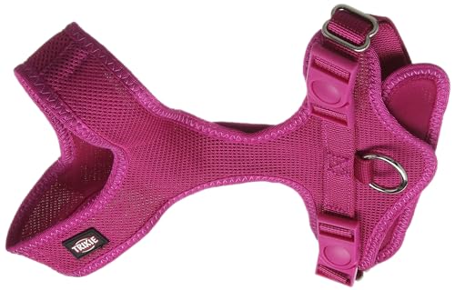 Trixie Soft Hundegeschirr, 33–50 cm x 20 mm, Fuchsia Trixie Soft Hundegeschirr, 33–50 cm x 20 mm, Fuchsia von TRIXIE