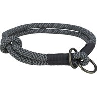 Trixie Soft Rope Zug-Stopp-Halsband schwarz S-M von TRIXIE