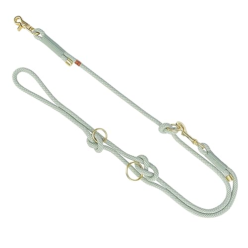 Trixie Hundeleine - Soft Rope Verlängerungsleine - 3 Fach verstellbar - robust - trendig- langlebig - Mint 2 m von TRIXIE