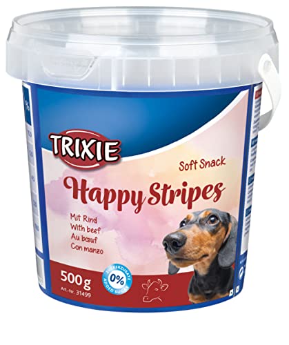 Trixie Soft Snack Happy Stripes 500g Eimer von TRIXIE