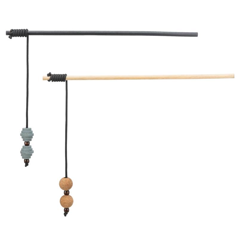 Trixie Spielstab mit Kugeln - Filz / Holz - 40 cm Trixie Spielstab mit Kugeln - Filz / Holz - 40 cm von TRIXIE