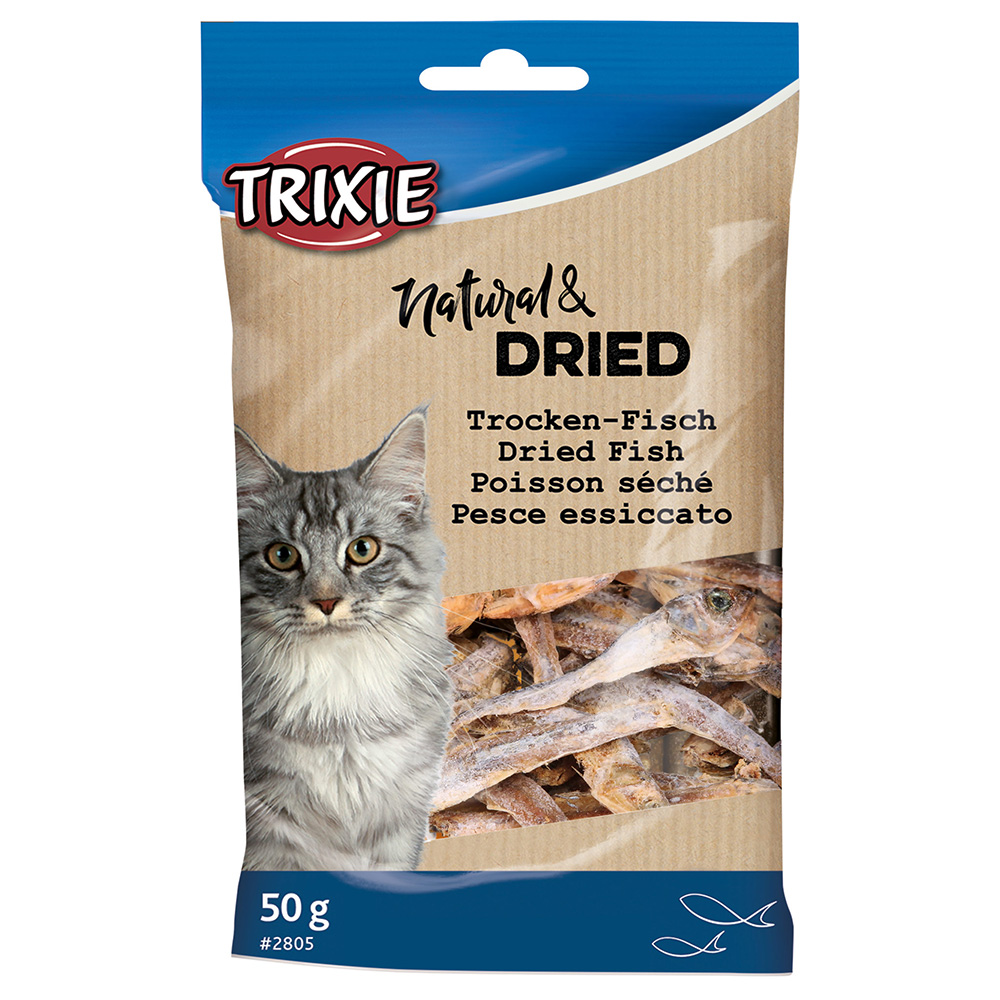 Trixie Trockenfisch Für Katzen -Sparpaket 4 x 50 g von TRIXIE