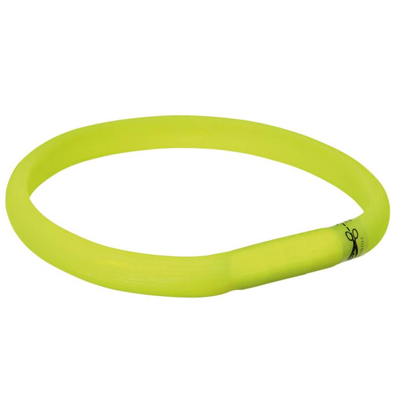 Trixie USB Leuchthalsband grün - Größe L-XL: 70 cm, B 18 mm von TRIXIE