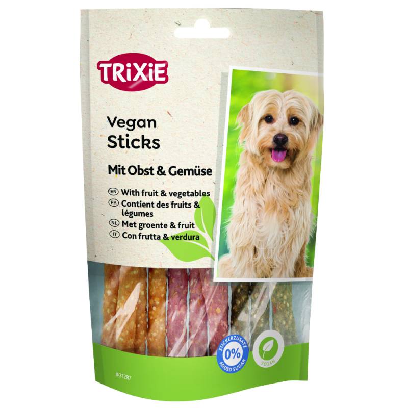 Trixie Vegan Sticks mit Obst & Gemüse - Sparpaket: 3 x 100 g Trixie Vegan Sticks mit Obst & Gemüse - Sparpaket: 3 x 100 g von TRIXIE