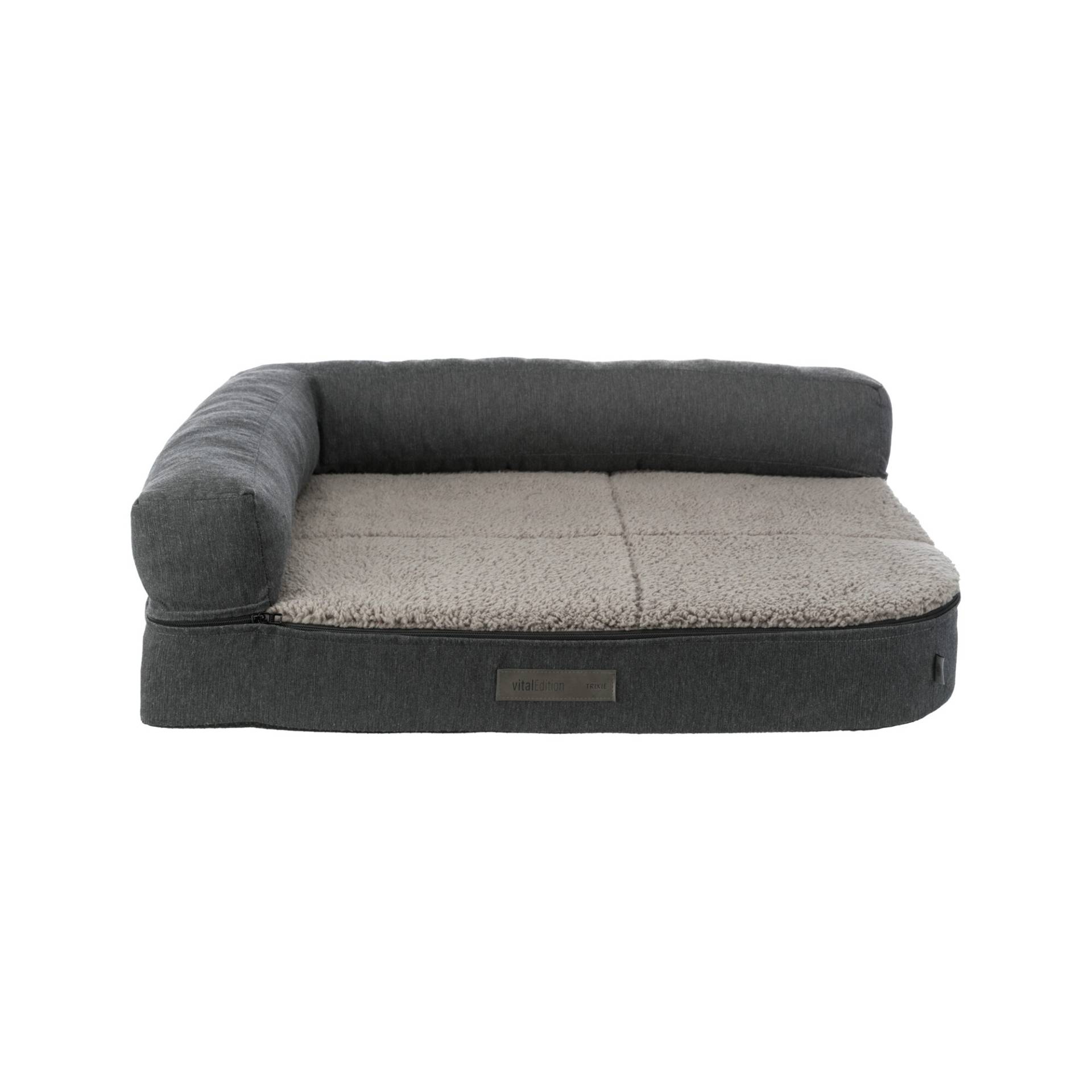 Trixie Vital Sofa Bendson - Dunkelgrau/Hellgrau - 80 x 60 cm von TRIXIE