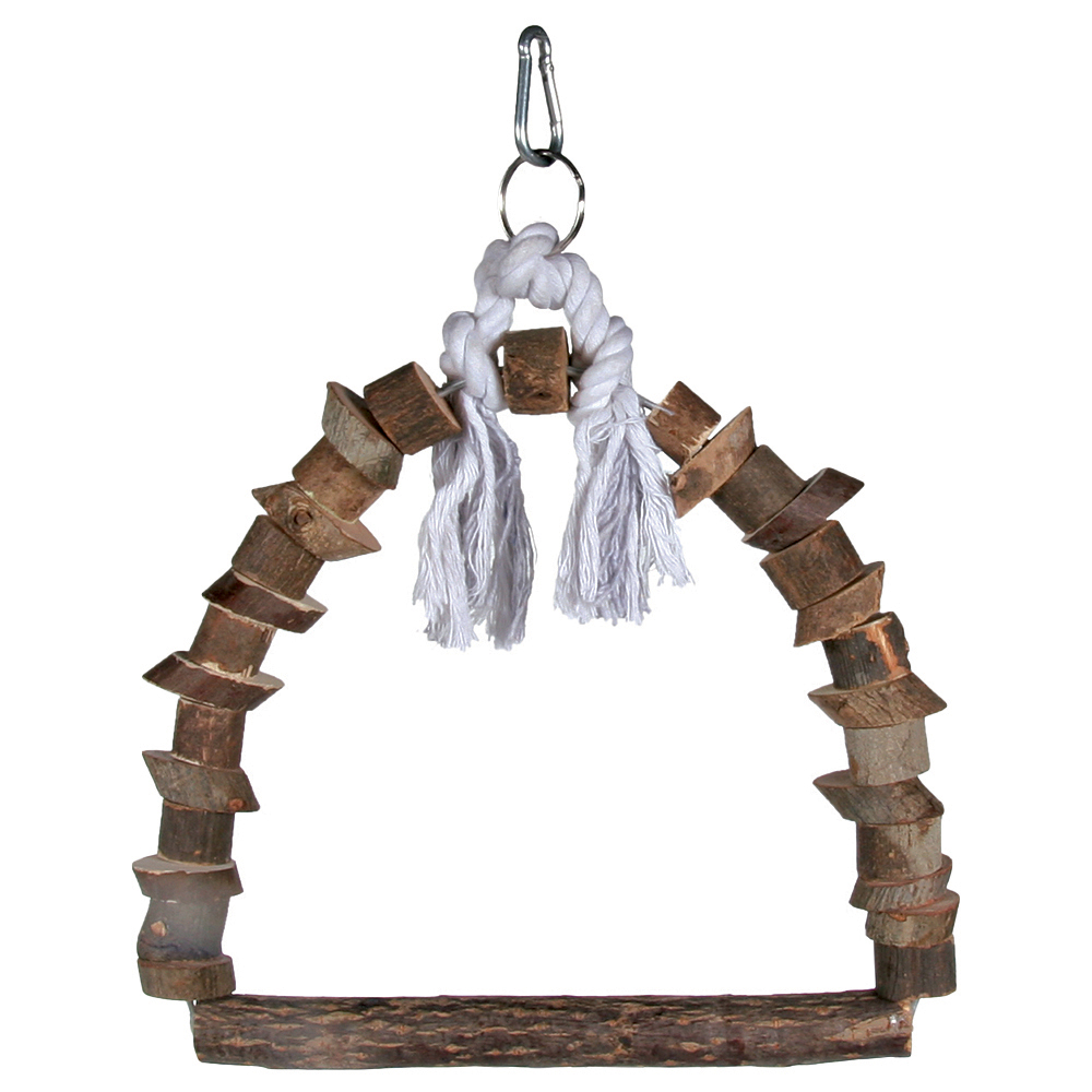 Trixie Vogelschaukel Natur - Größe S: L 21 x B 20 cm, Stange Ø 12 mm Trixie Vogelschaukel Natur - Größe S: L 21 x B 20 cm, Stange Ø 12 mm von TRIXIE