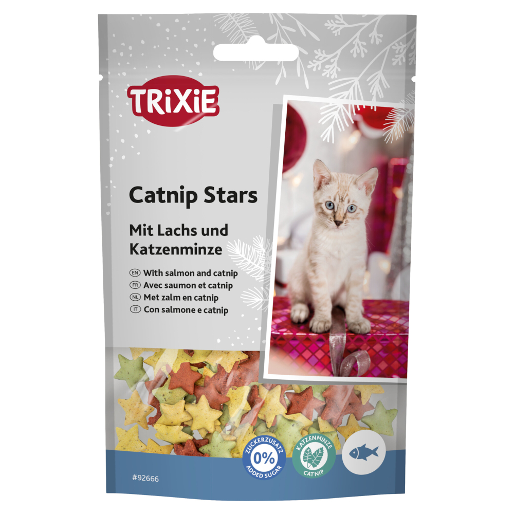 Trixie Xmas Catnip Stars 50 g - mit Lachs und Katzenminze Trixie Xmas Catnip Stars 50 g - mit Lachs und Katzenminze von TRIXIE
