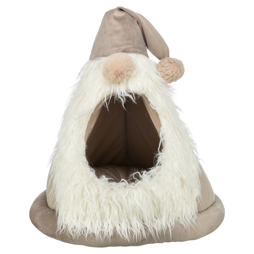 Trixie Xmas Katzenhöhle Wichtel - ø 45 x 47 cm, beige von TRIXIE