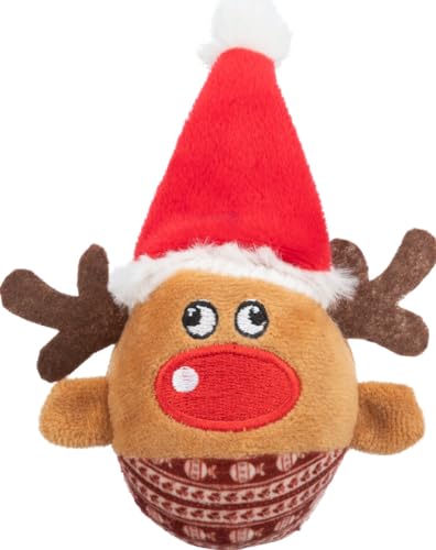 Trixie Xmas Rentier Ratsche Ball Plüsch von TRIXIE