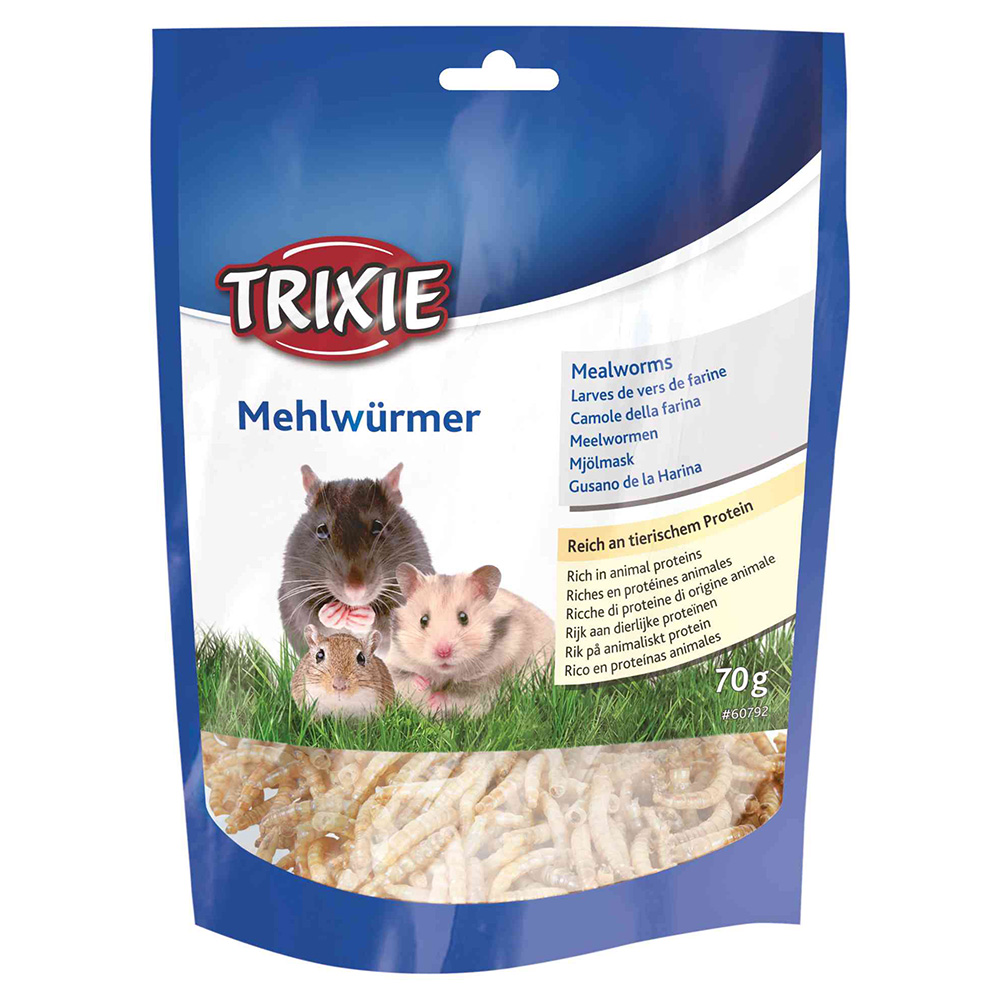 Trixie getrocknete Mehlwürmer - 4 x 70 g von TRIXIE