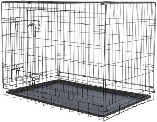 TRIXIE Hundebox Home schwarz – L: 109 × 79 × 71 cm – Faltbarer Hundekäfig mit 2 Türen & sicheren Verschlüssen, verzinkte Transportbox mit Stabiler Bodenwanne für Zuhause & unterwegs – 39304 TRIXIE Hundebox Home schwarz – L: 109 × 79 × 71 cm – Faltbarer Hundekäfig mit 2 Türen & sicheren Verschlüssen, verzinkte Transportbox mit Stabiler Bodenwanne für Zuhause & unterwegs – 39304 von TRIXIE