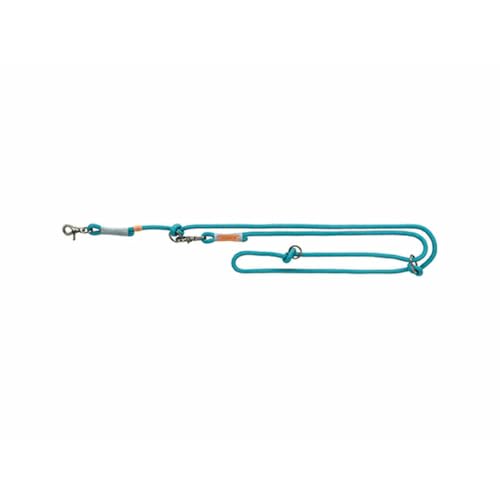 Trixie hondenriem be nordic verstelbaar petrol / grijs 200x1,3 cm von TRIXIE