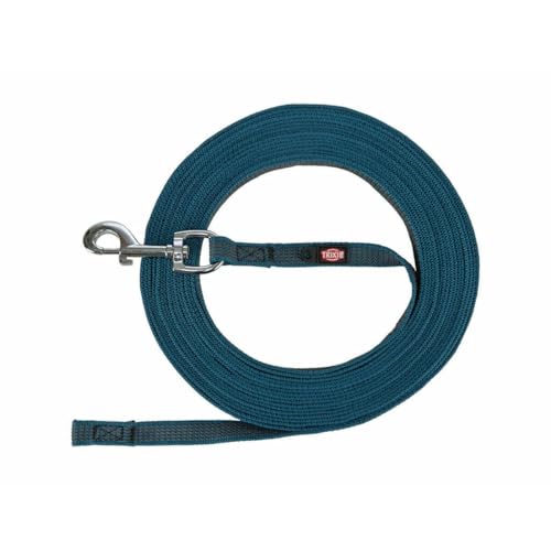 Trixie hundeleine mit Anti-rutsch-Gummi Petrol blau von TRIXIE