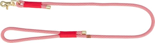 TRIXIE Soft Rope Hundeleine, L-XL 1,0 m/13 mm, rot - robuste Lange Hundeleine aus Tau mit Trigger Snap Hook, für große Hunde, weiches & rundes Material mit Handschlaufe - 1985103 von TRIXIE